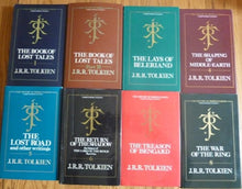 Load image into Gallery viewer, The History of Middle-Earth (Eight vol. set 1-8) plus (The Silmarillion & Unfinished Tales)