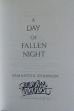 Load image into Gallery viewer, A Day of Fallen Night: A Roots of Chaos Novel (Signed First UK edition-first printing)
