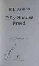 Load image into Gallery viewer, Fifty Shades of Grey - Fifty Shades Darker - Fifty Shades Freed (First UK Signed edition-first printing) (Fifty Shades Trilogy)