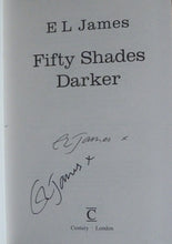 Load image into Gallery viewer, Fifty Shades of Grey - Fifty Shades Darker - Fifty Shades Freed (First UK Signed edition-first printing) (Fifty Shades Trilogy)