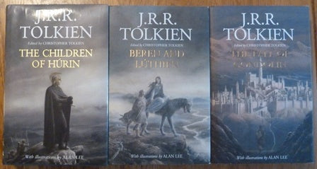 The Children of Húrin- Beren and Luthien- The Fall of Gondolin (First UK edition-first printing)