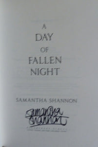 A Day of Fallen Night: A Roots of Chaos Novel (Signed First UK edition-first printing)