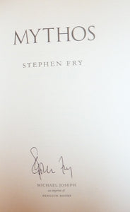 Mythos-Heroes-Troy-Odyssey (The Greek Myths Retold)- (Signed First UK editions-first printing)