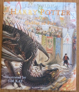 Harry Potter and the Goblet of Fire: Illustrated Edition (First UK edition-first printing)