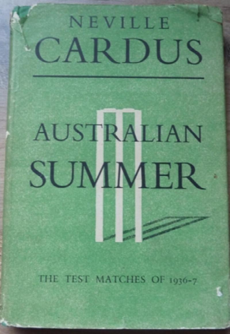 Australian Summer: The test matches of 1936-37