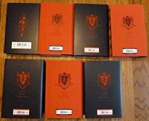 Harry Potter Gryffindor House Editions- Complete Set (Books 1-7) (First UK edition-first printings)
