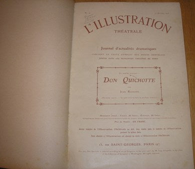 L'Illustration Theatre 1903-1904- Supplements De Theatre Nos:3169 to 3224 (Leather Bound)