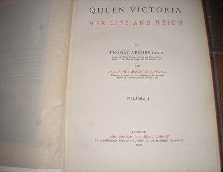 Queen Victoria Her Life And Reign (4 Vol set)