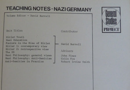 Nazi Germany (General studies project)