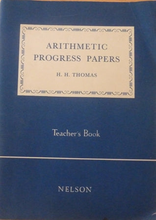 Arithmetic Progress Papers (Teacher's Book)