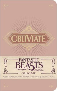 Fantastic Beasts and Where to Find Them: Obliviate Hardcover Ruled Notebook (Insights Journals)
