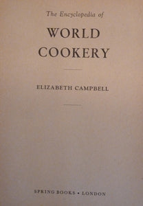 Encyclopedia of World Cookery