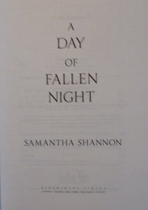 A Day of Fallen Night (Signed First UK edition-first printing)