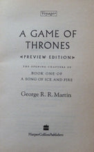 Load image into Gallery viewer, A Game of Thrones (A Song of Ice and Fire, Book 1): Collector&#39;s Preview Edition
