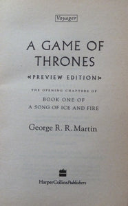 A Game of Thrones (A Song of Ice and Fire, Book 1): Collector's Preview Edition