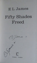Load image into Gallery viewer, Fifty Shades of Grey - Fifty Shades Darker - Fifty Shades Freed (First UK Signed edition-first printing) (Fifty Shades Trilogy)
