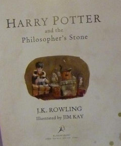 Harry Potter and the Philosopher's Stone: Illustrated Edition (First UK edition-first printing)