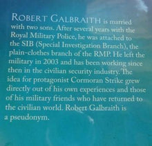 Load image into Gallery viewer, The Cuckoo&#39;s Calling (Cormoran Strike) - (Signed First UK edition-First printing Signed by J.K. Rowling As Robert Galbraith)
