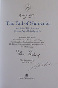 The Fall of Númenor: and Other Tales from the Second Age of Middle-earth (Deluxe slipcased edition) (Signed by the Illustrator & Editor)