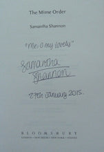 Load image into Gallery viewer, The Mime Order: 2 (The Bone Season) (Signed, Lined &amp; dated, First UK edition-first printing)
