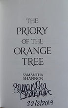 Load image into Gallery viewer, The Priory of the Orange Tree (Signed &amp; Dated First UK edition-first printing) &amp; A Day of Fallen Night (Signed First UK edition-first printing) plus matching Bookmark
