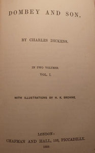 The Works of Charles Dickens [Illustrated Library Edition] complete in 26 volumes(1860-1870), including: Pickwick Papers, Nicholas Nickleby, Oliver Twist, Tale of Two Cities, Great Expectations, Christmas Books