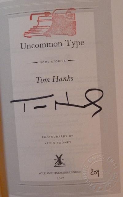 Uncommon Type: Some Stories (Limited Numbered and Signed first edition ...