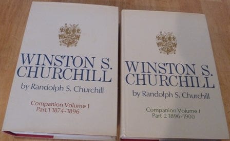 Winston S. Churchill, Companion Volume I, Part 1(1874-1896) & Part 2(1896-1900)